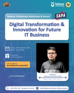 Read more about the article SAPA Webinar “Digital Transformation & Innovation for Future IT Business”