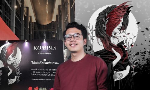 Salah Satu Dosen DKV Uniku Berkolaborasi dengan Harian Kompas dalam Pameran NFT “Mata Dasawarsa”