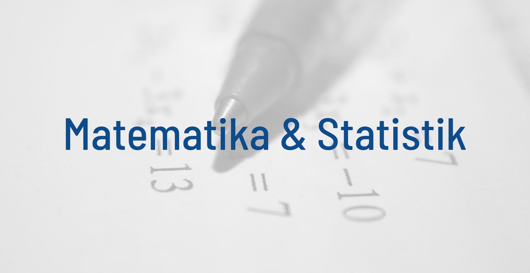 Matematika & Statistik